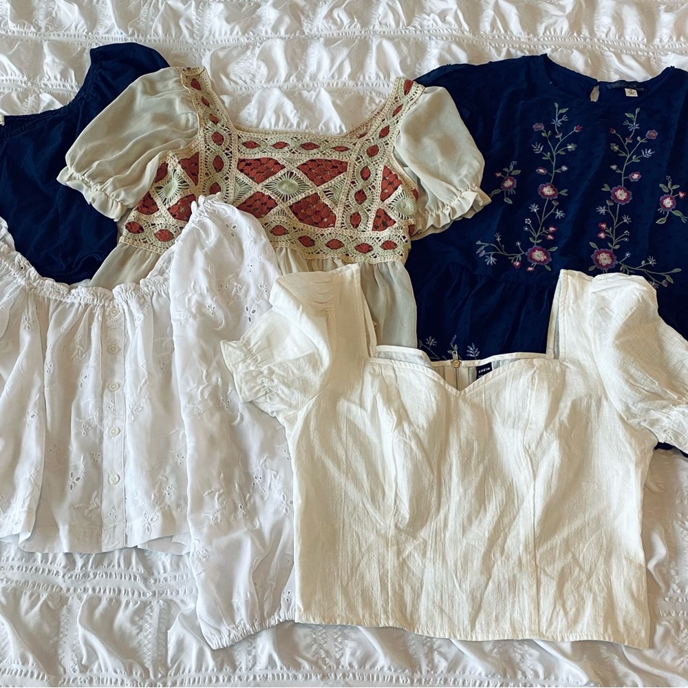 Medium boho tops bundle